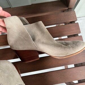 Dolce Vita Taupe Ankle Booties